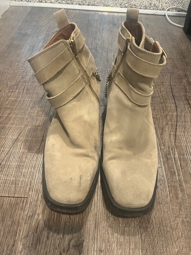 Aldo Men's Suede Chukka Boots In Tan (Fair Condition)